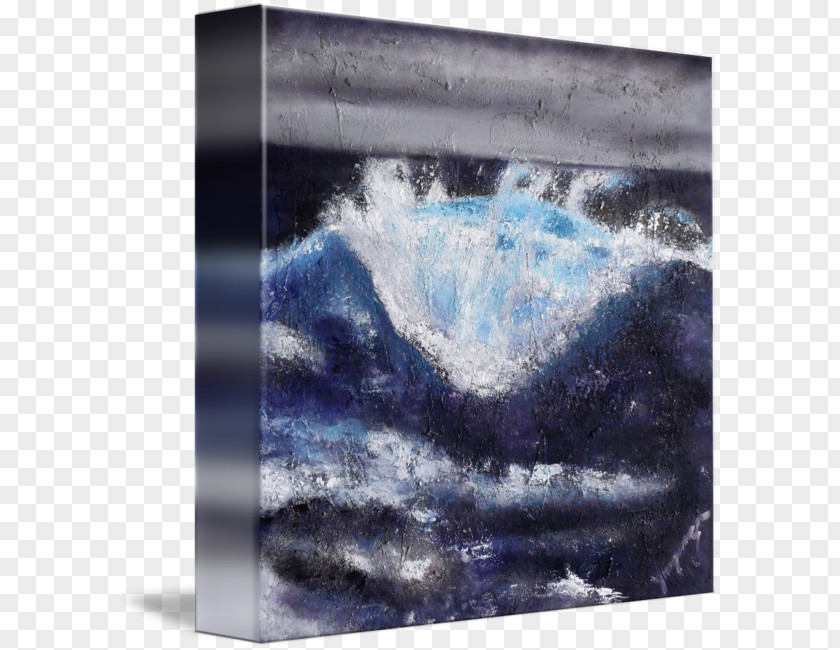 Blue Wave Modern Art Picture Frames Water Architecture PNG
