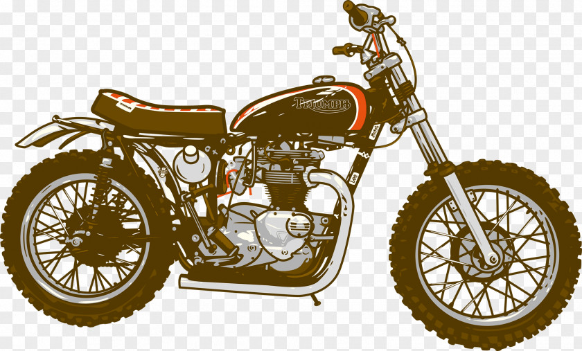 Cafe Graphic Drawing Art Motorcycle PNG