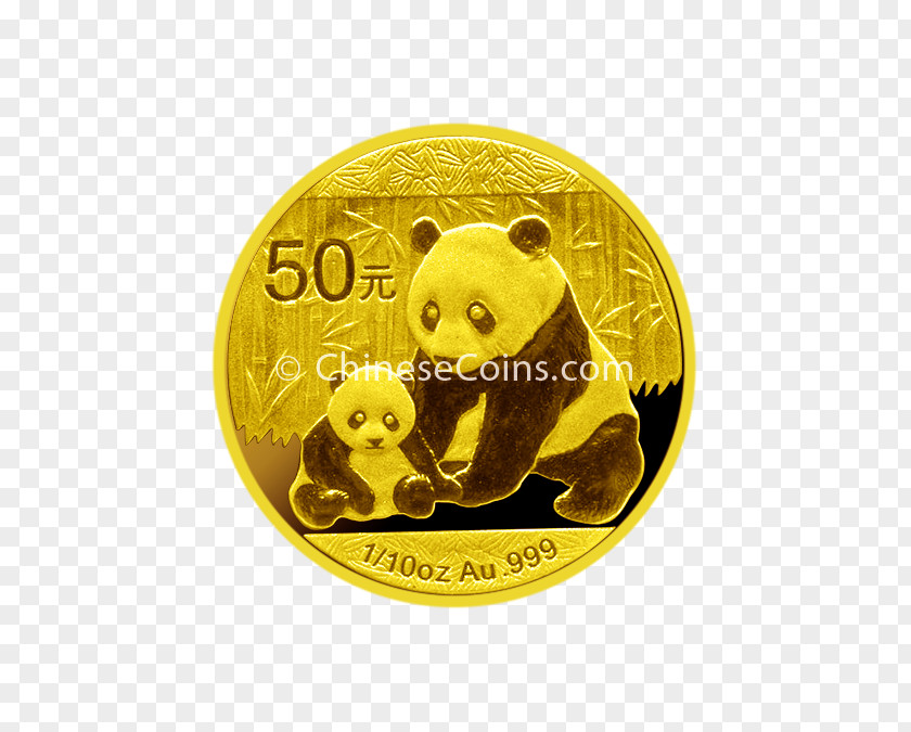 Chinese Gold Coins Coin Giant Panda Silver PNG