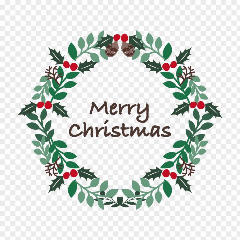 Christmas Tree Wreath Santa Claus Day Gift PNG