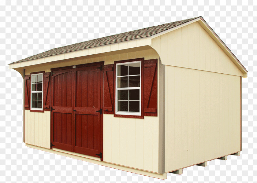 Cottage House Garden Buildings Facade Shed Roof PNG