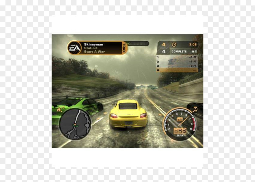 Need For Speed Most Wanted Speed: PlayStation 2 Underground Car PCSX2 PNG