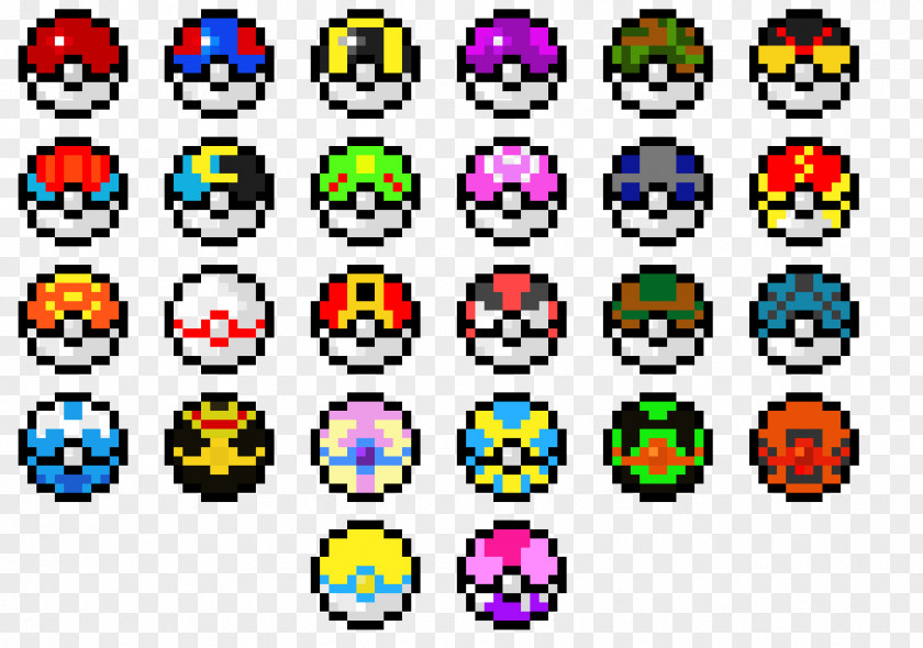 Pikachu Pokémon Sun And Moon X Y Poké Ball Pixel Art PNG
