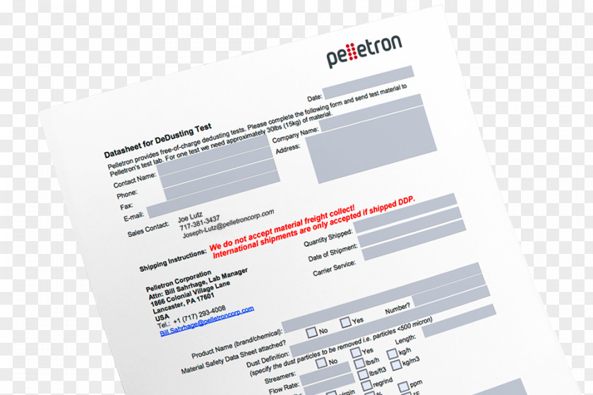 Quote Form Request For Quotation Pelletron Corporation Product Text PNG