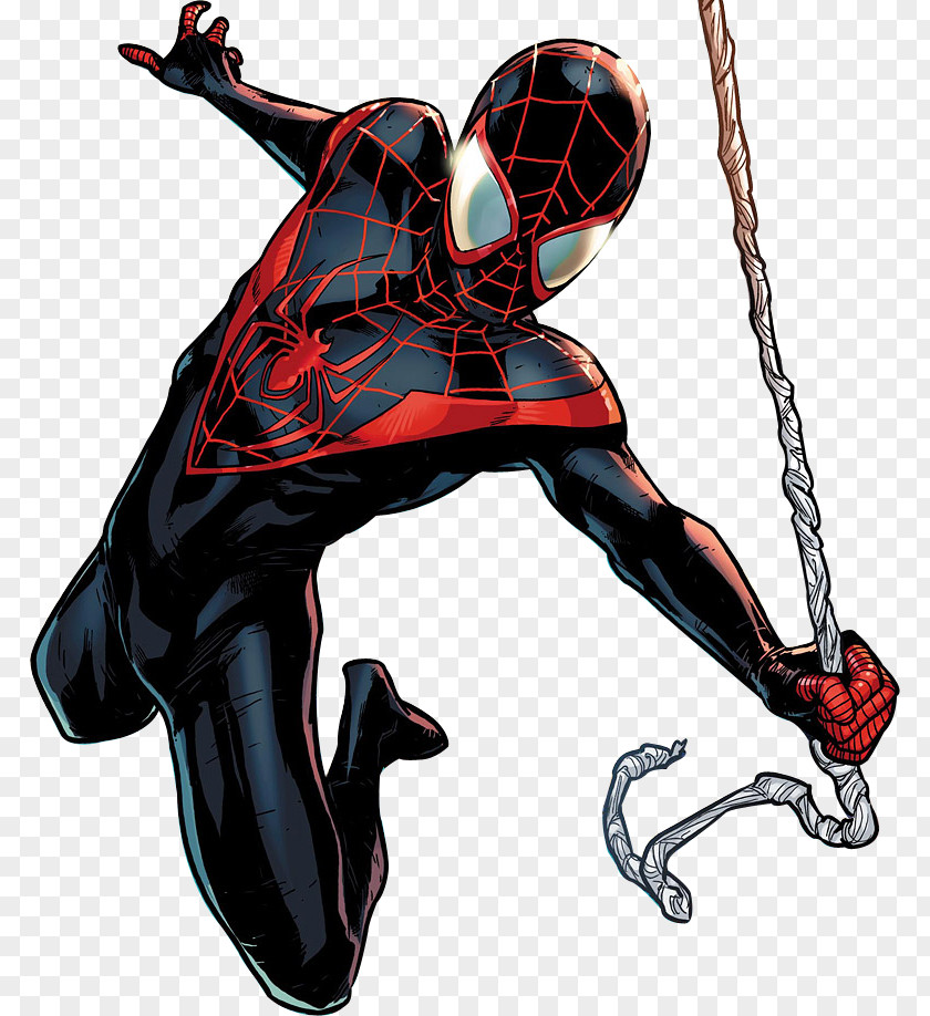 Spider Woman Miles Morales: The Ultimate Spider-Man Venom Spider-Verse PNG