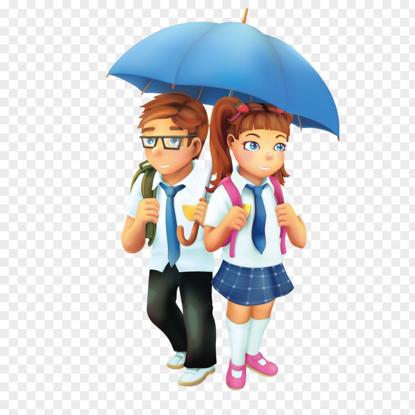 Umbrella Stock Photography Boy Girl PNG photography Girl, couple clipart PNG