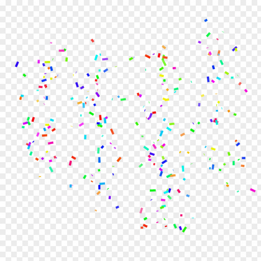 Confetti Text Line Party Supply Font PNG