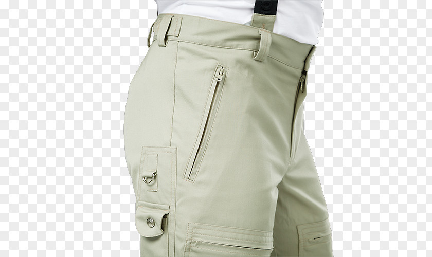 Khaki Waist Pants PNG