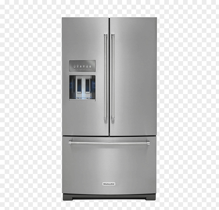 Refrigerator KitchenAid KRFF707E Ice Makers Door PNG