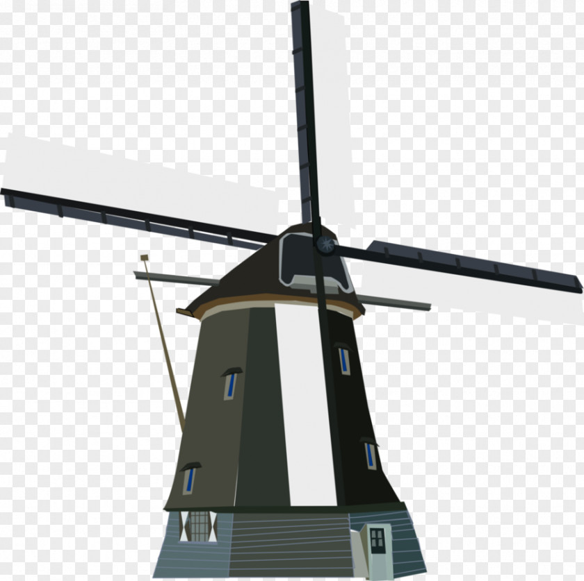 Windmill Home Helicopter Rotor Machine PNG