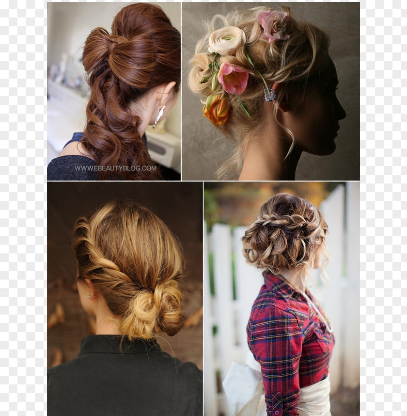 Bun Hairstyle Hair Tie Long Hairdresser PNG