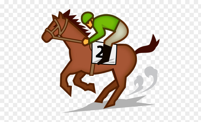 Cartoon Tent Horse Racing Jockey Equestrian Emoji PNG