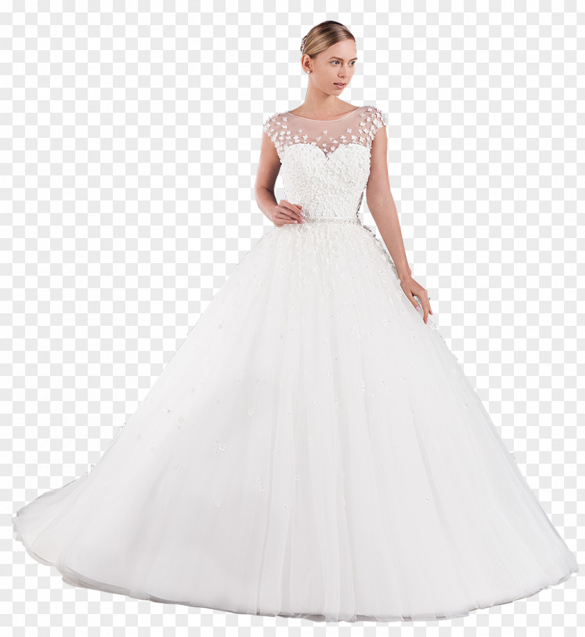 Dress Wedding Bride Lace A-line PNG