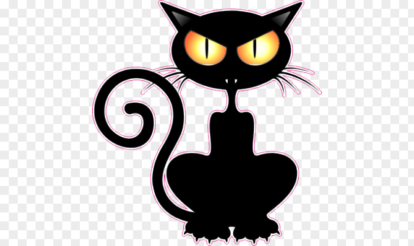 Kitten Scottish Fold Black Cat Clip Art PNG