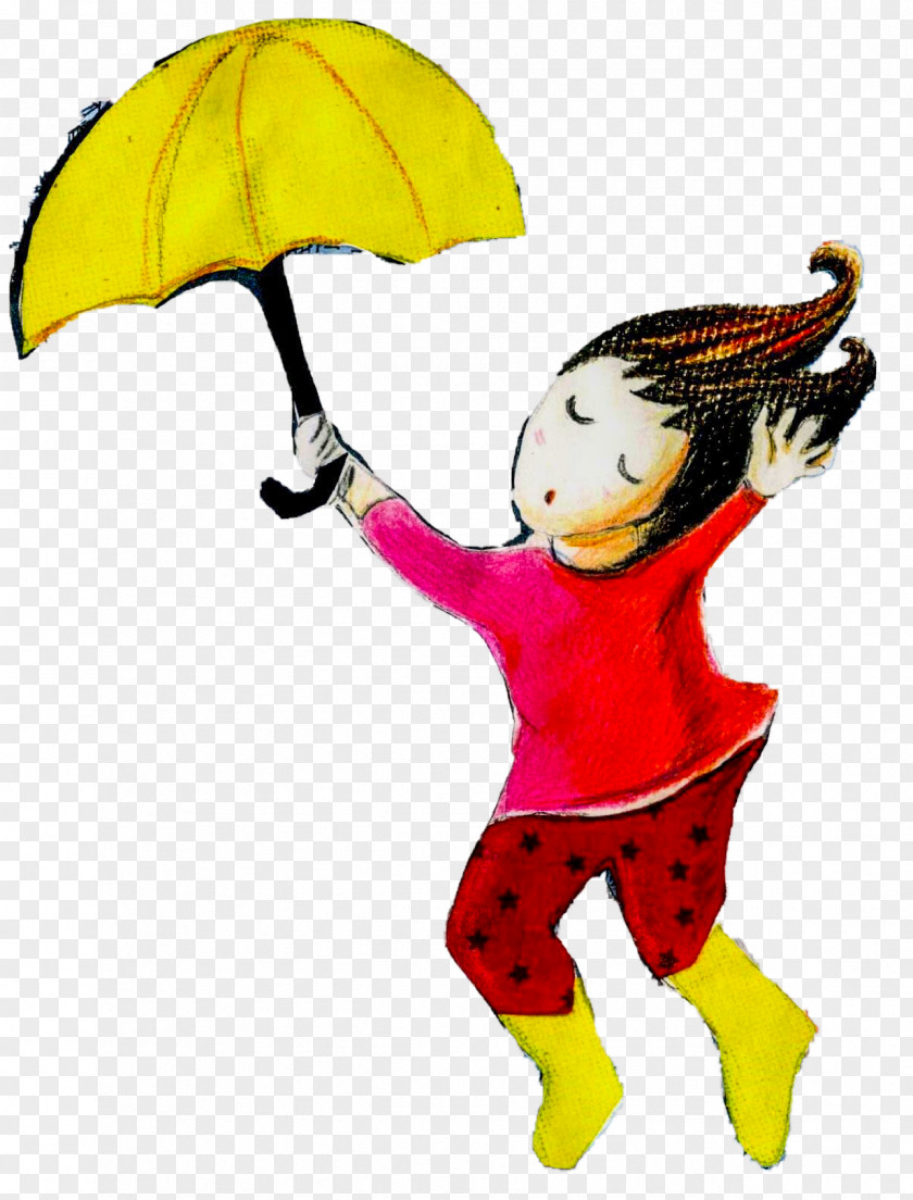 Umbrella Character Happiness Clip Art PNG
