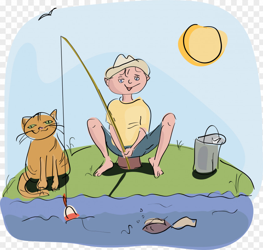 Fisherman Recreational Fishing Clip Art PNG