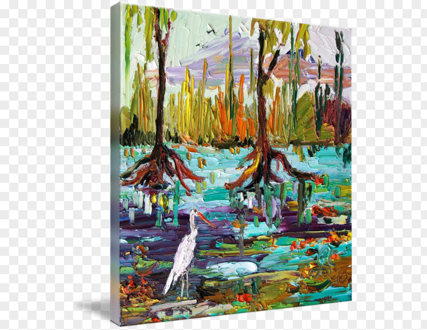 Painting Acrylic Paint Bayou Modern Art PNG