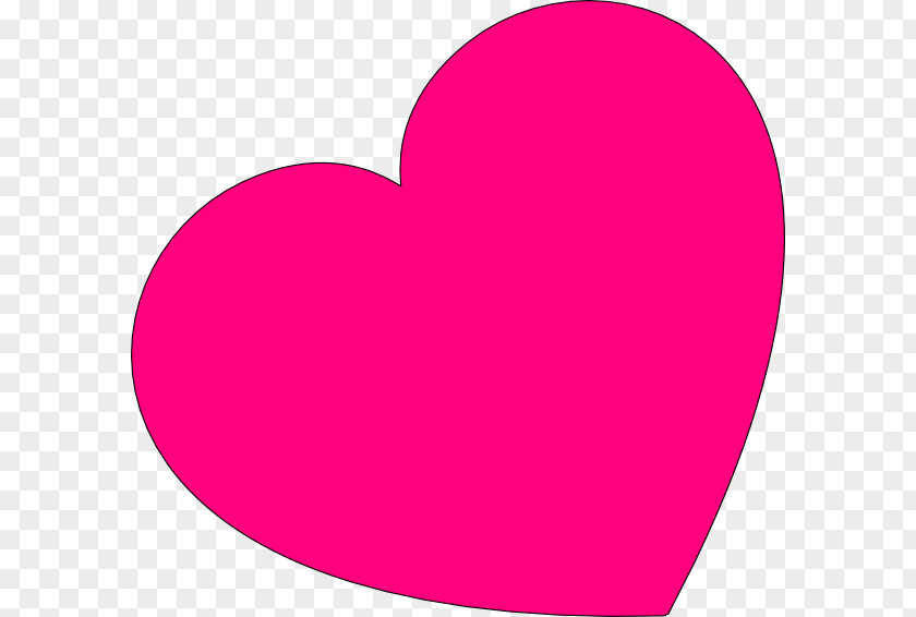 Pink Love Heart Free Clip Art PNG
