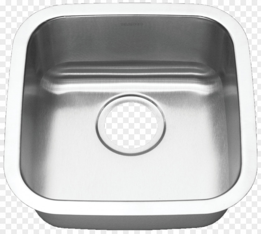 Small Bowl Sognare Tile, Stone & Sinks Co. Stainless Steel Kitchen Sink PNG