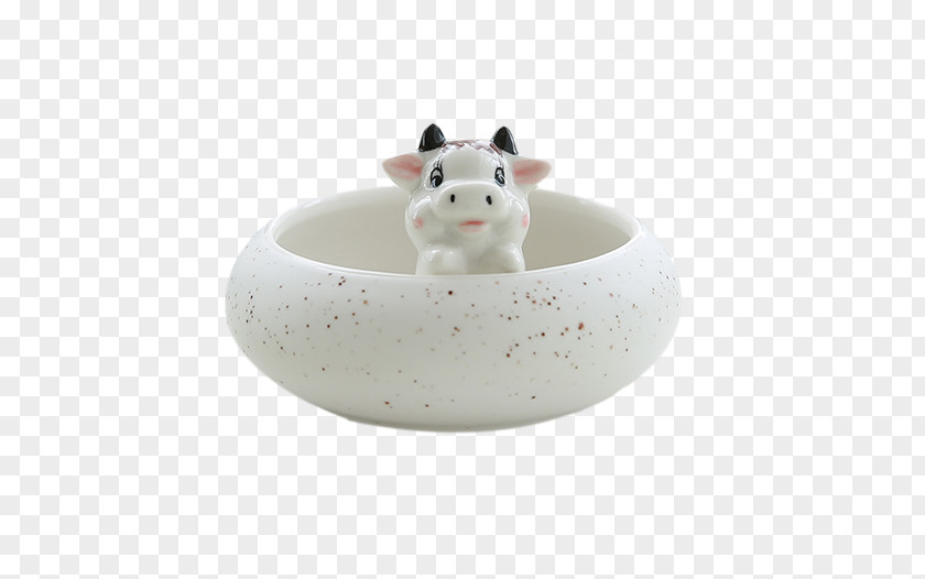 Taurus Cute Ceramic Pots Soap Dish Flowerpot PNG