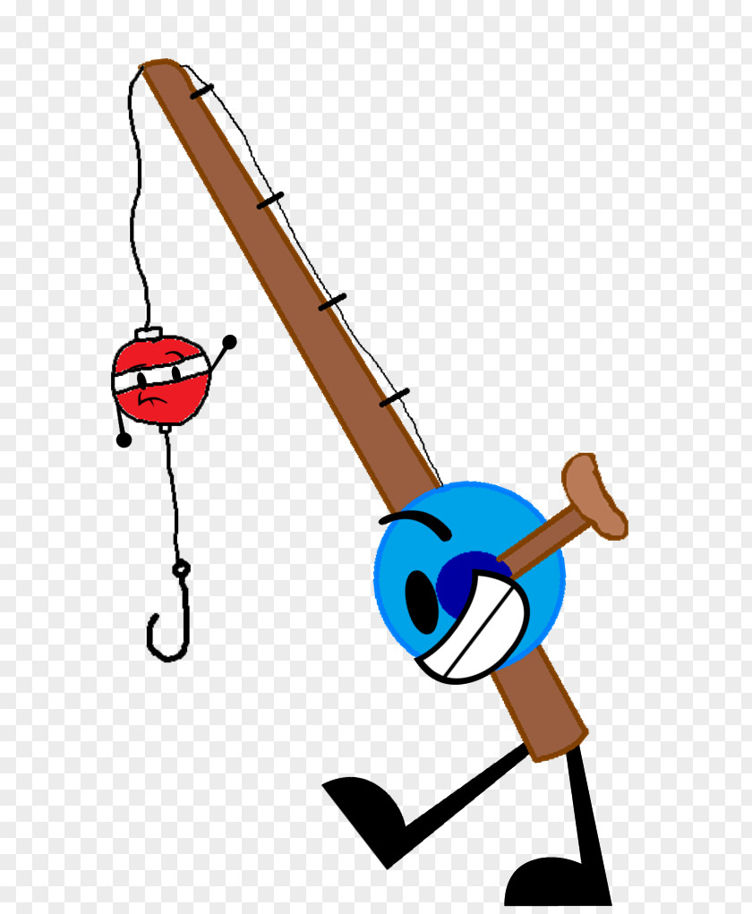 Fishing Pole Cartoon Clip Art PNG