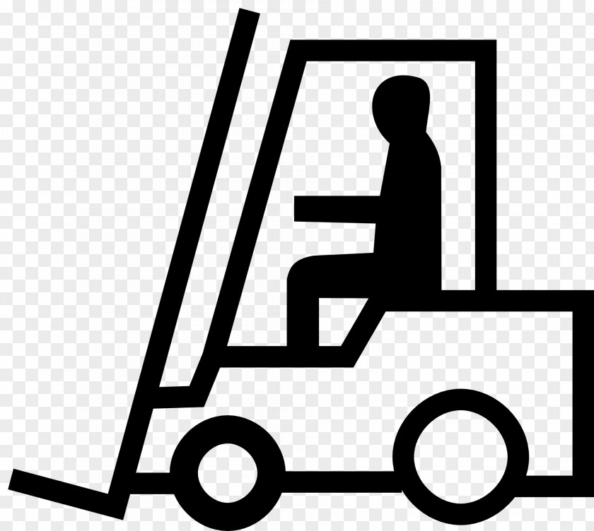 Forklift Hazard Symbol Sticker Transport Clip Art PNG