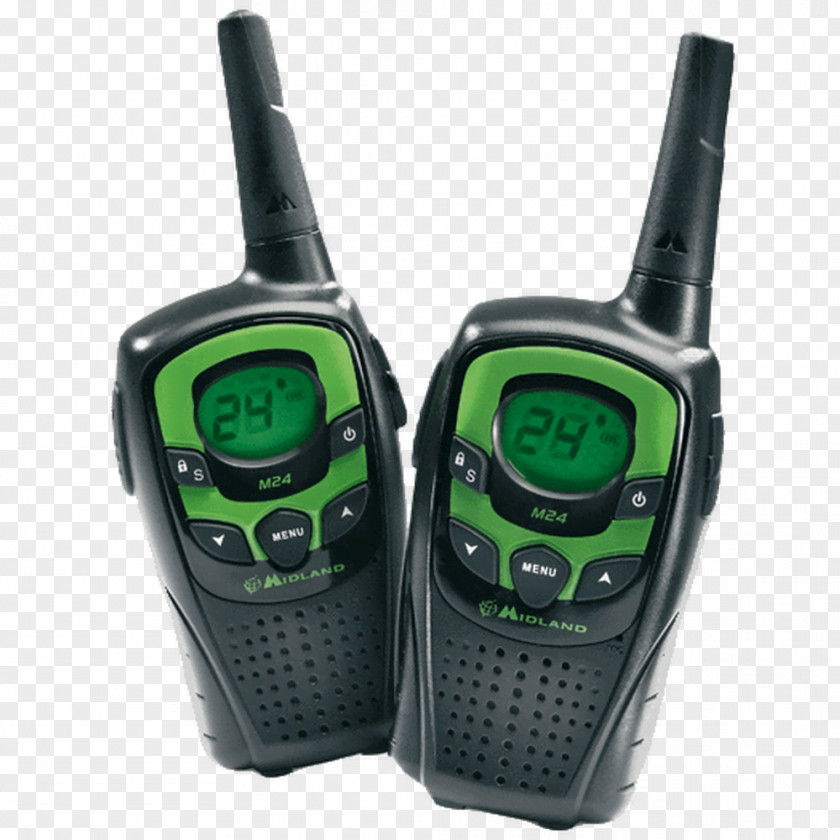 M48-S Walkie-Talkies Two-way Radio PMR446 Midland PNG