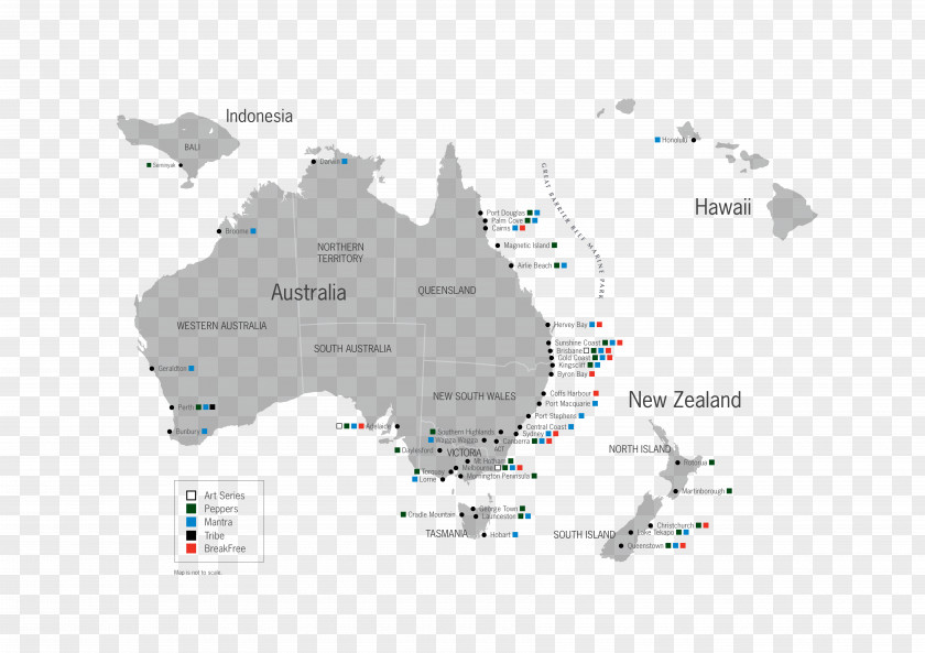 Map Hervey Bay New Zealand Hotel Airlie Beach PNG