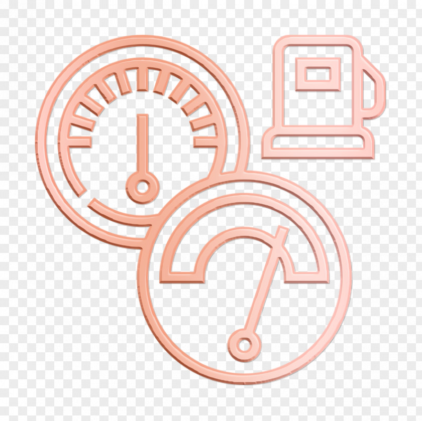 Oil Gauge Icon Car Parts PNG