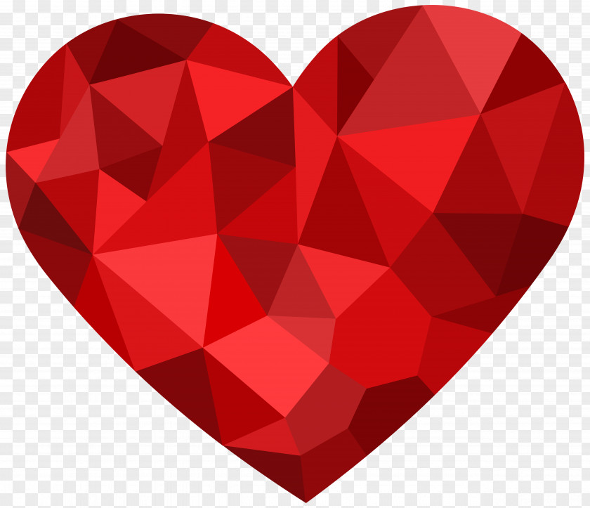 Ruby Heart Clip Art PNG