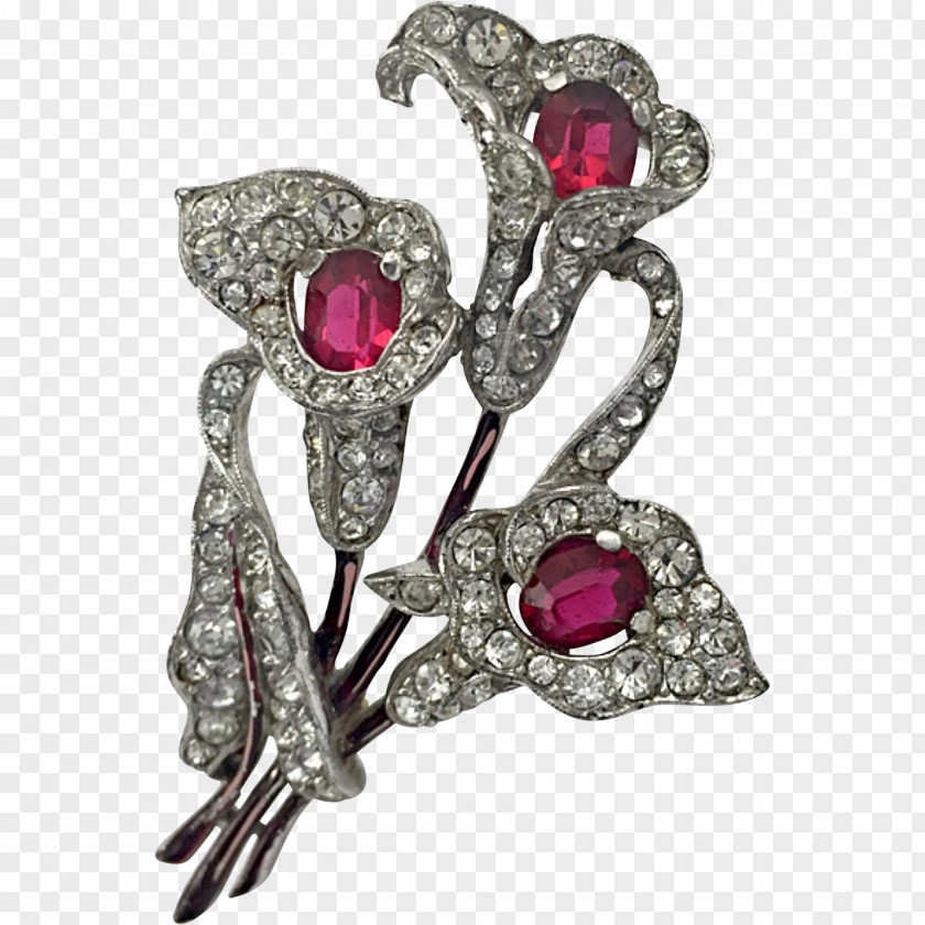 Callalily Earring Jewellery Gemstone Clothing Accessories Brooch PNG