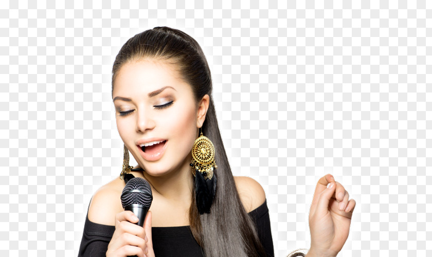 Microphone Stock Photography Singing Woman PNG