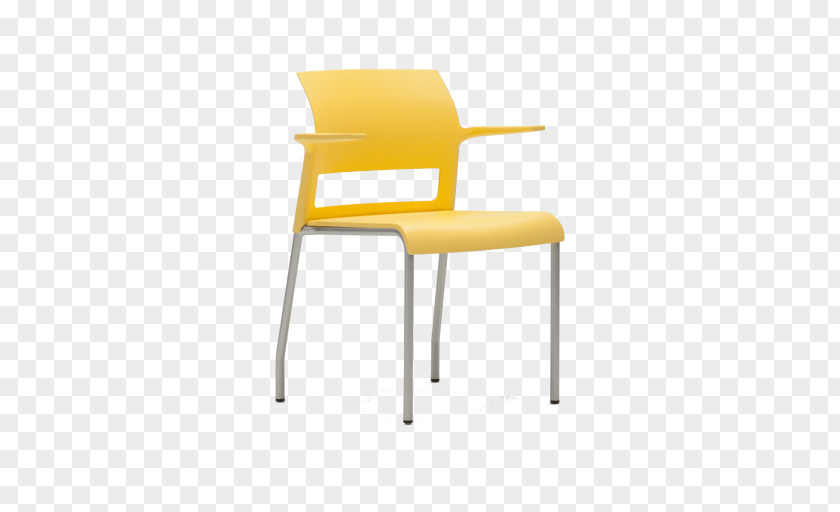 Yellow Chair Office & Desk Chairs Table Steelcase PNG