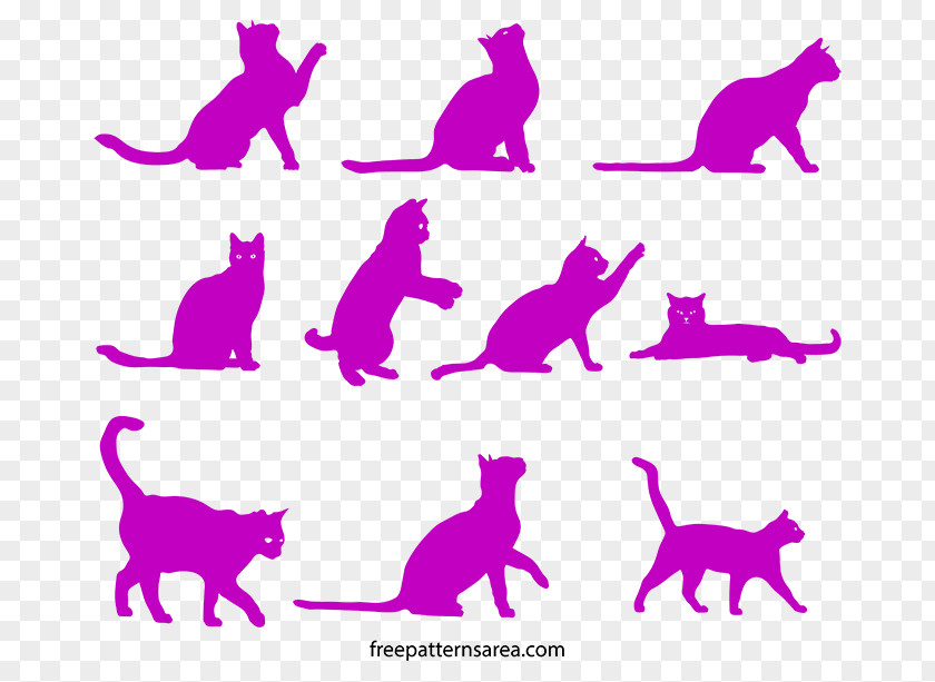 Accordance Silhouette Black Cat Vector Graphics Clip Art Image PNG