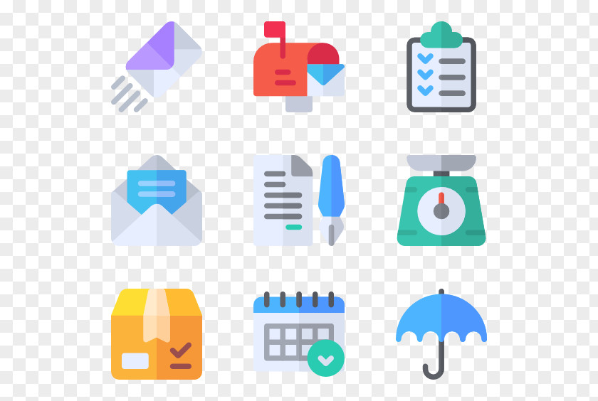 Column Mail Clip Art PNG