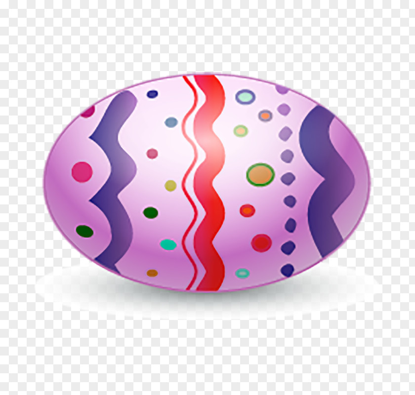 Purple Pattern Eggs Easter Bunny Egg Icon PNG
