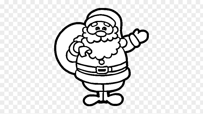 Santa Claus Drawing Christmas Day Coloring Book Image PNG