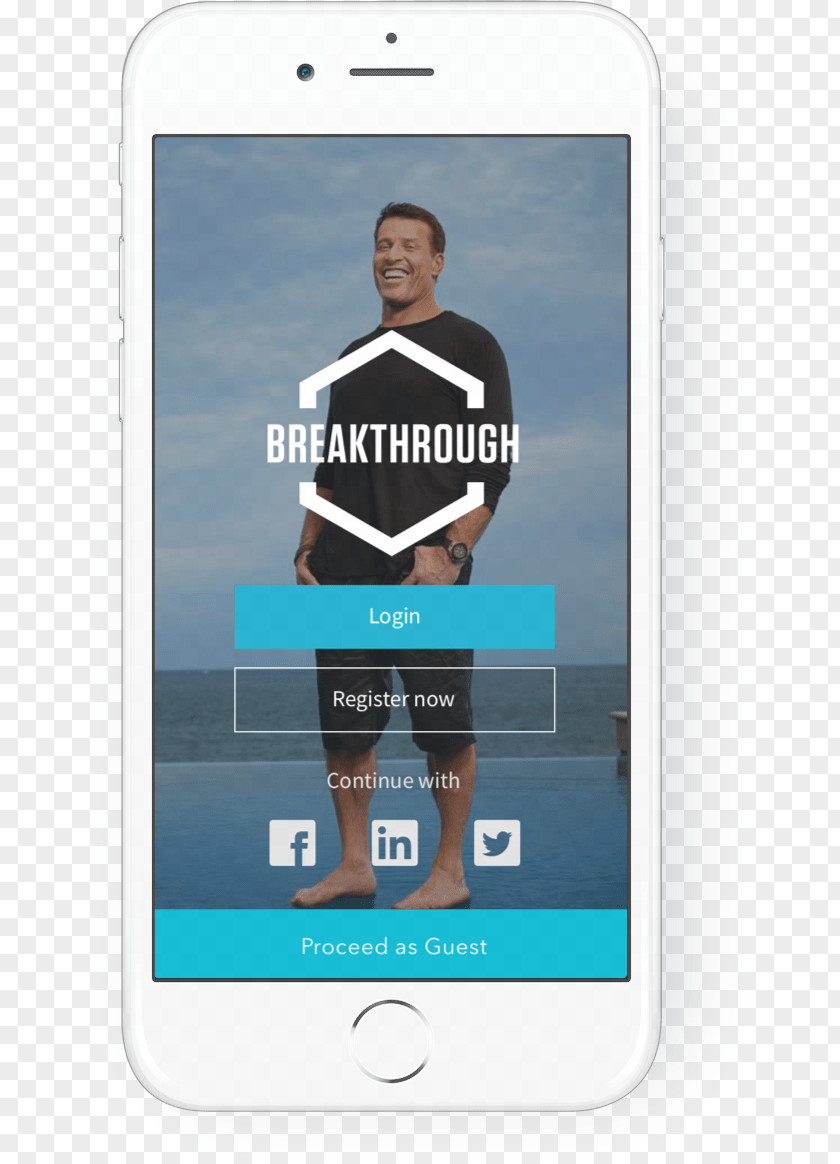 Tony Robbins Smartphone Mobile App Development Handheld Devices PNG