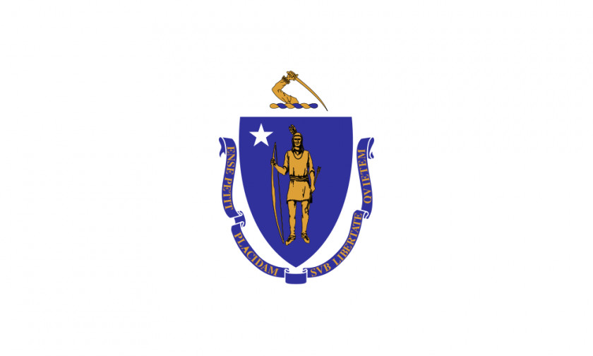 Flag Outline Of Massachusetts Thirteen Colonies Ense Petit Placidam Sub Libertate Quietem PNG