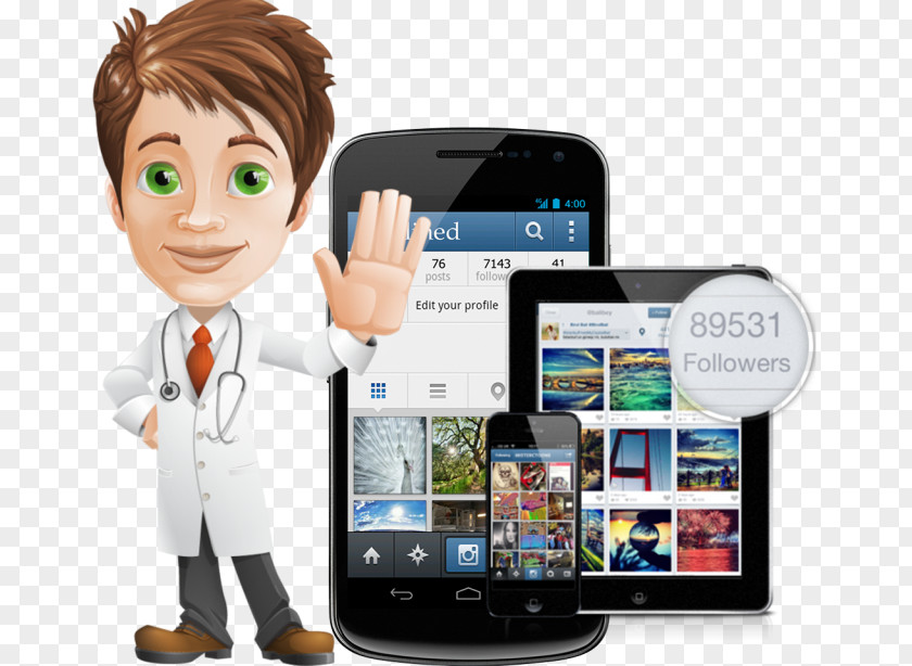 Social Media Smartphone Instagram Networking Service Promotion PNG