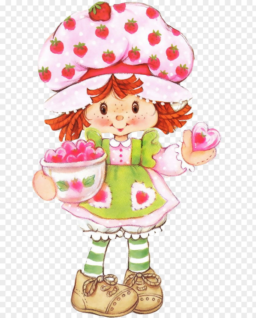 Strawberry Shortcake Doll Angel Cake PNG