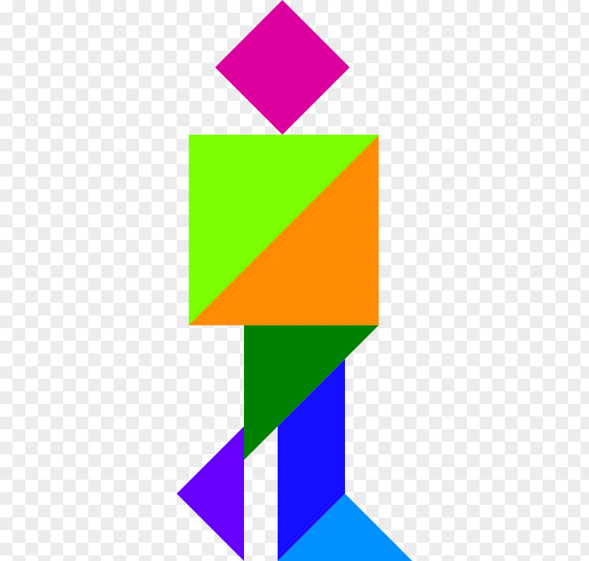 Tangram Puzzle Game Virtual On Clip Art PNG