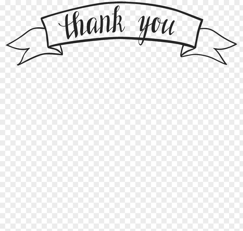 THANK YOU Frame Logo White Brand Angle PNG