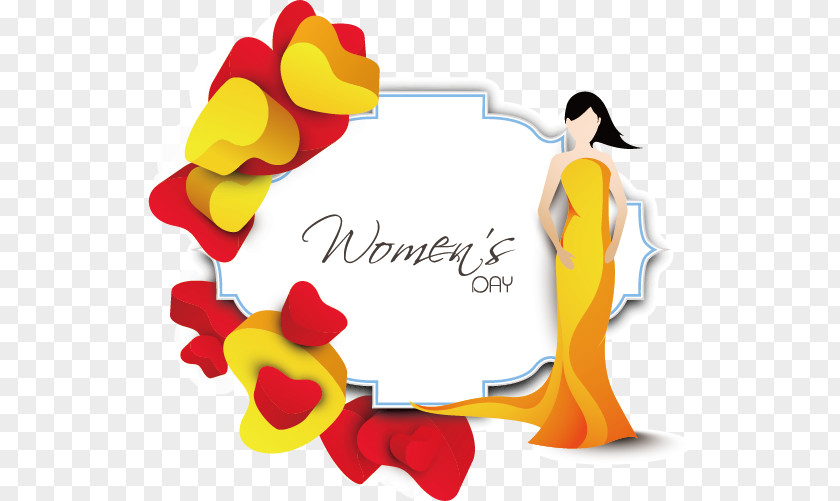 Women's Day Decorative Material International Womens Happiness March 8 Wish Woman PNG