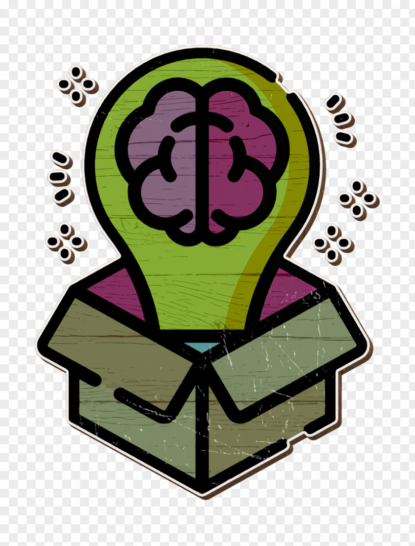 Emblem Symbol Think Icon Brain Creative Process PNG