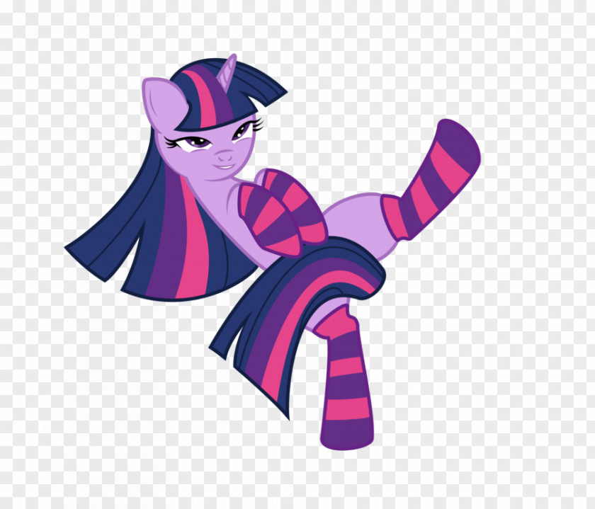 My Little Pony Twilight Sparkle Rarity Sock PNG