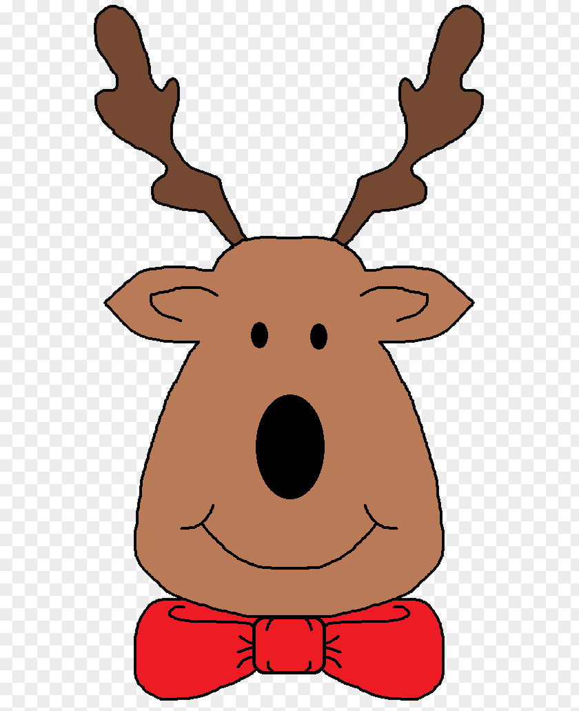 Reindeer Rudolph Christmas Clip Art PNG