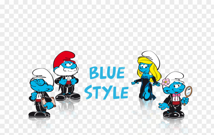 Smurfs Brainy Smurf Hefty Smurfette The Cartoon PNG