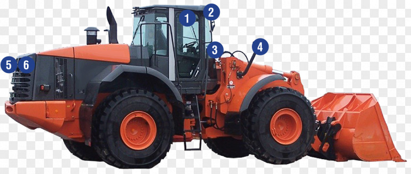 Tractor Loader Hitachi Bulldozer Machine PNG