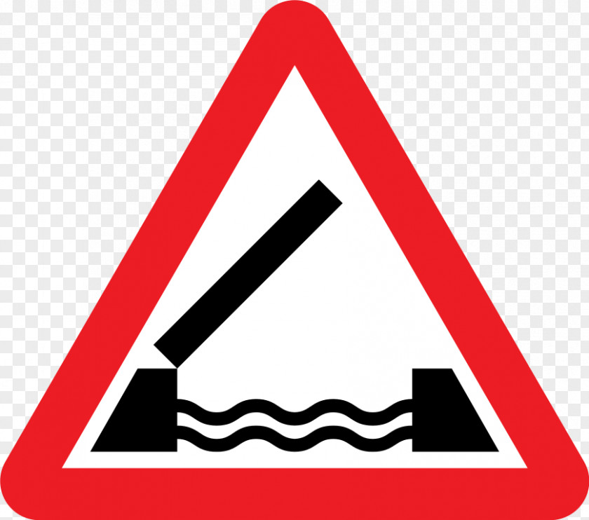 UK The Highway Code Traffic Sign Moveable Bridge Warning PNG